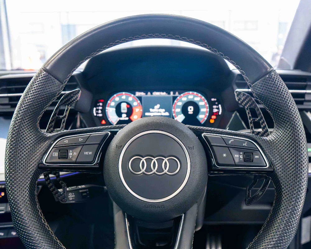 AUDI A3/S3/RS3 A4/S4/RS4 A5/S5/RS5 2014+ MAGNETIC CARBON FIBRE SHIFTER PADDLES - Image 3