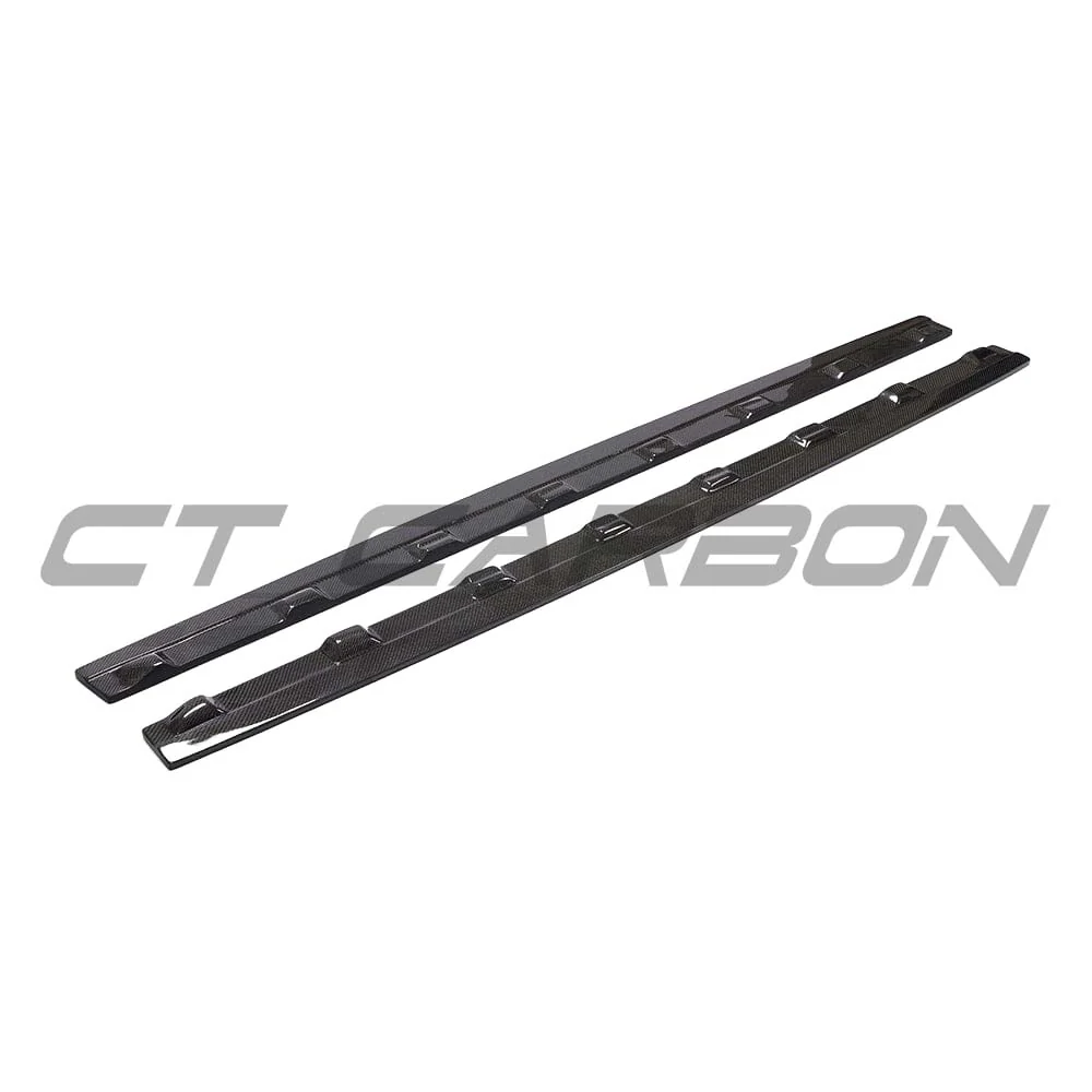 AUDI A3 8V FACELIFT CARBON FIBRE SIDE SKIRTS - Image 9
