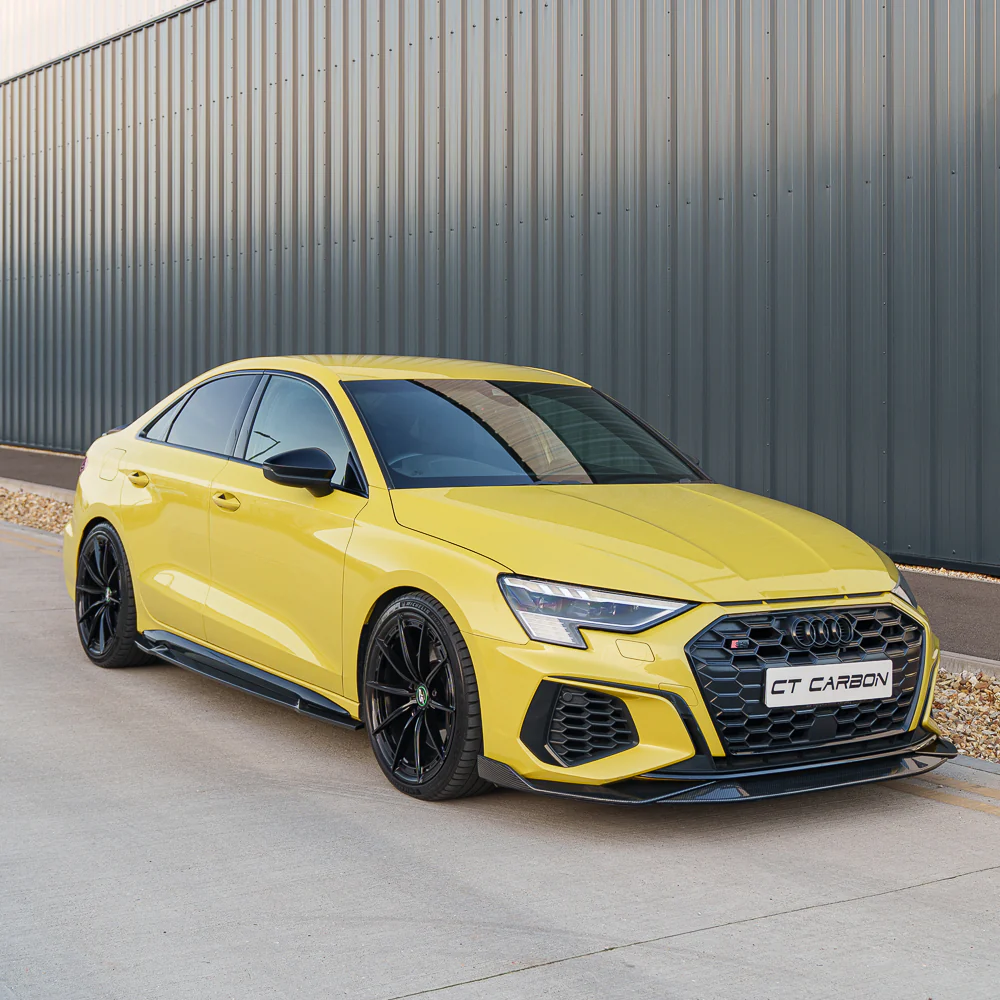 AUDI A3 S-LINE & S3 8Y 2020+ CARBON FIBRE SPLITTER - CT DESIGN - Image 3