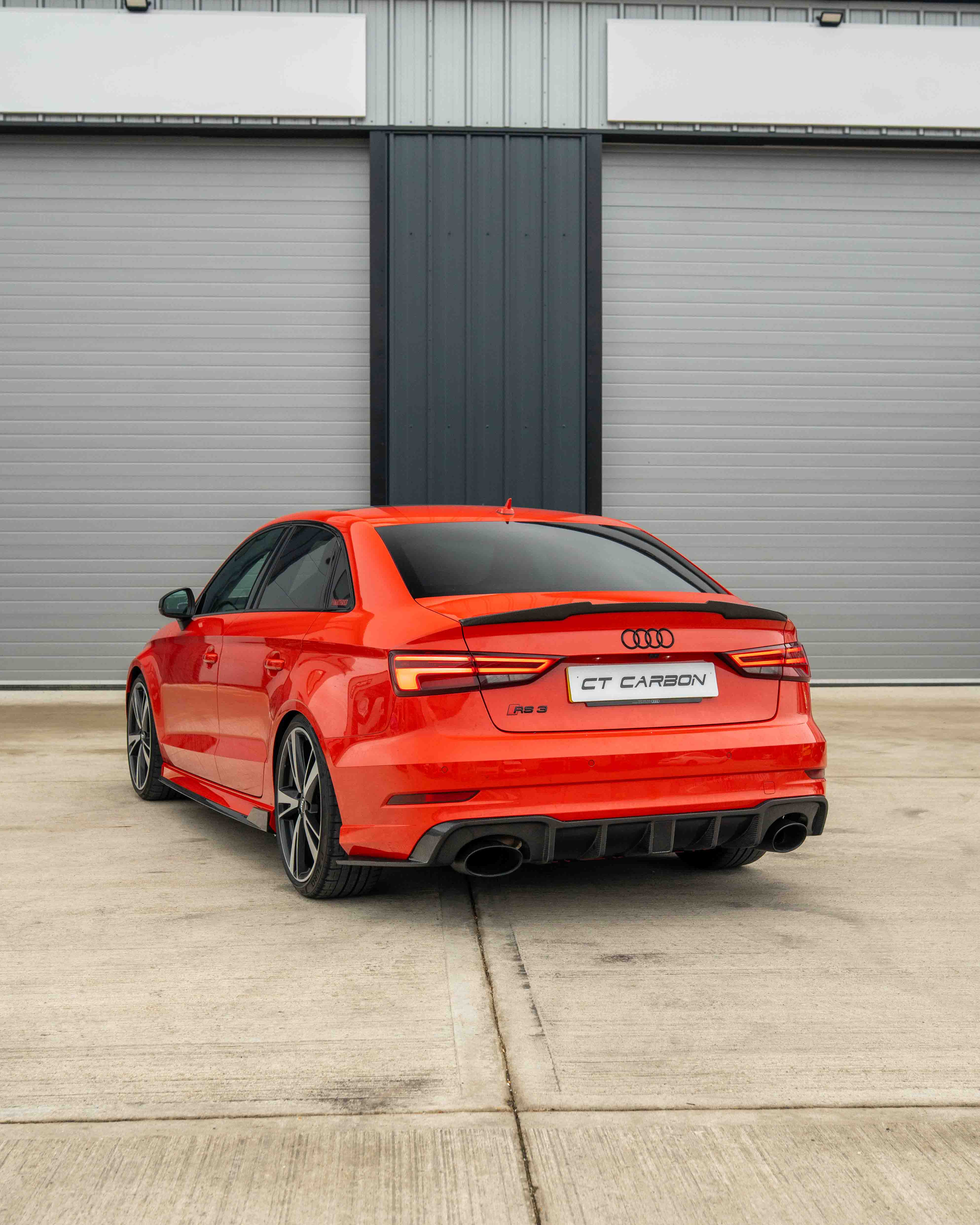 AUDI RS3 8V SALOON REAR CARBON DIFFUSER WITH DTM LIGHT - Image 13