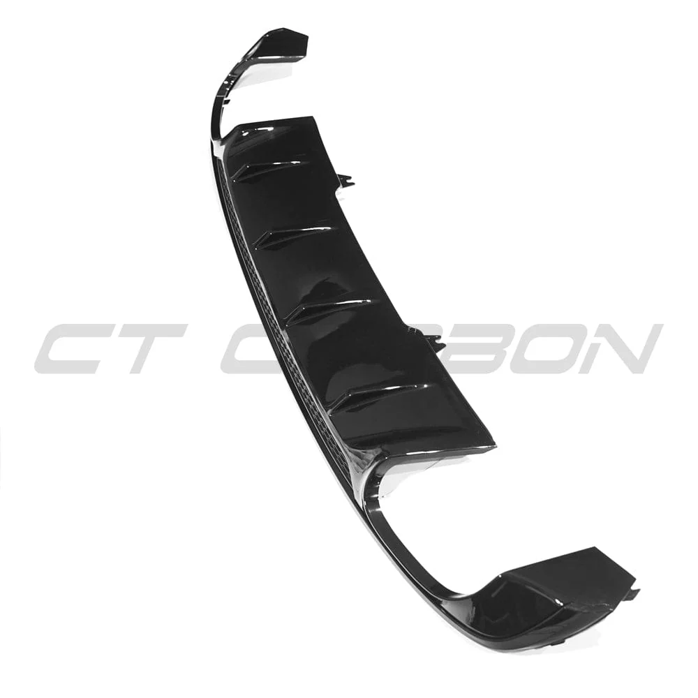 AUDI A4 S-LINE & S4 B9 2016-2019 GLOSS BLACK DIFFUSER - V2 - Image 6