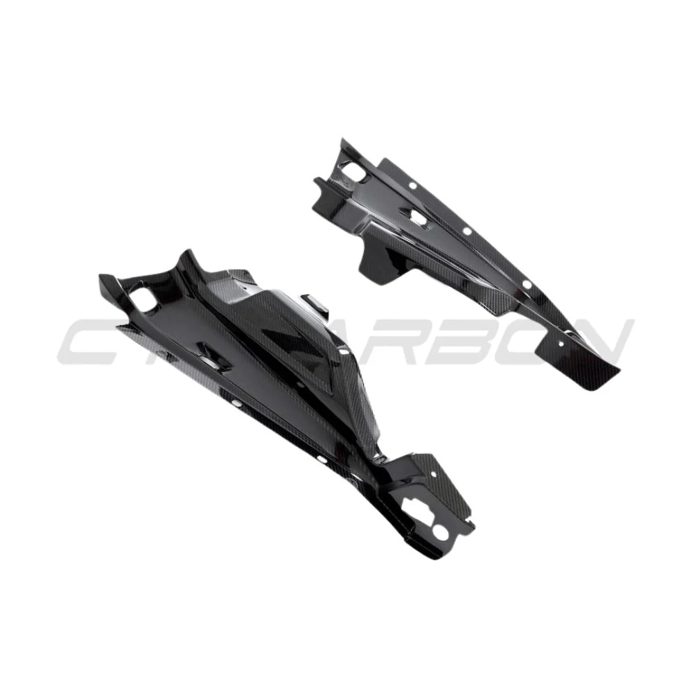 AUDI R8 COUPE 2015+ CARBON FIBRE ENGINE BAY TRIM - Image 2