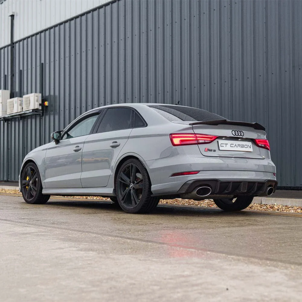 AUDI RS3 8V SALOON REAR CARBON DIFFUSER WITH DTM LIGHT - Image 3