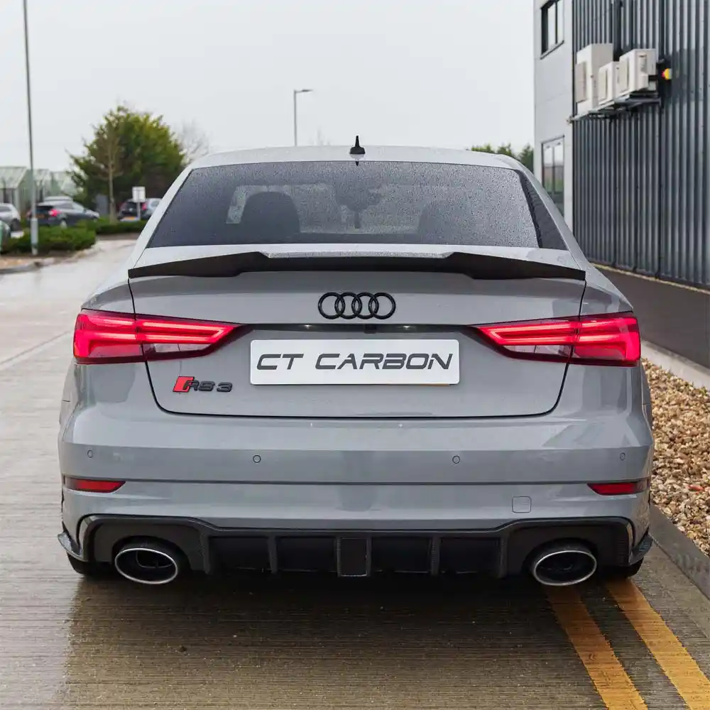 AUDI RS3 8V SALOON REAR CARBON DIFFUSER WITH DTM LIGHT - Image 5