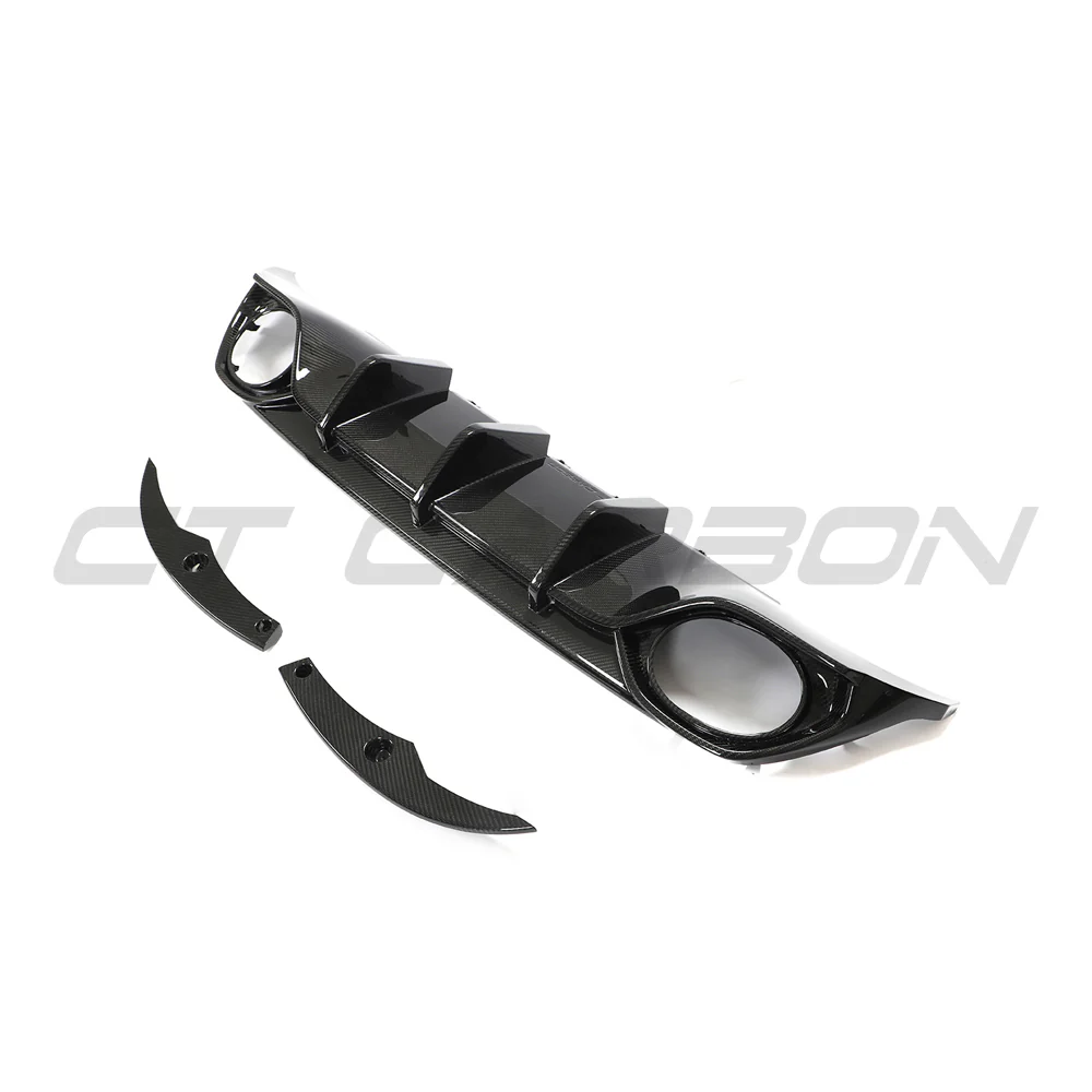 AUDI RS3 8Y 2022-2024 SPORTBACK CARBON FIBRE DIFFUSER - V1 - CT DESIGN - Image 9