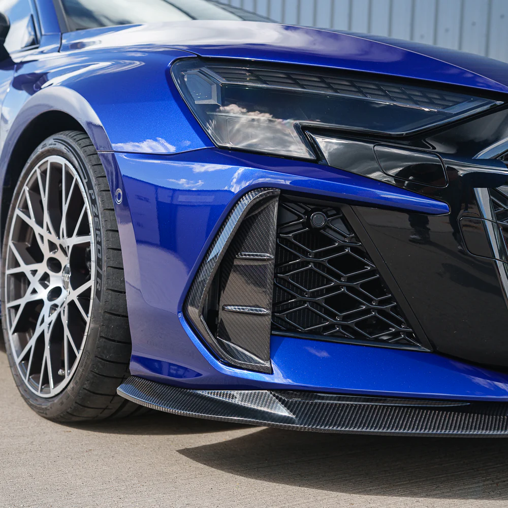 AUDI RS3 8Y 2025+ CARBON FIBRE FRONT BUMPER VENTS- CT DESIGN - Image 2