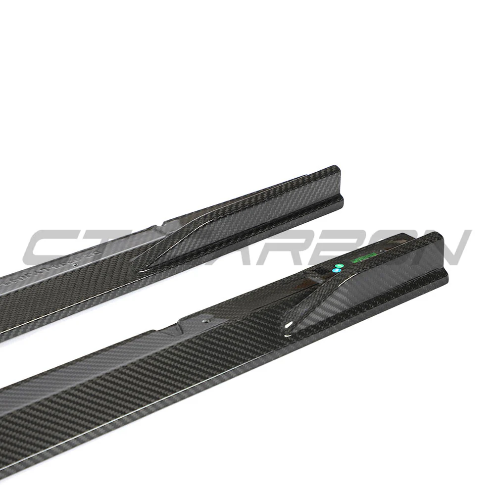AUDI RS3 8Y 2022+ CARBON FIBRE SIDE SKIRTS V1 - CT DESIGN - Image 12