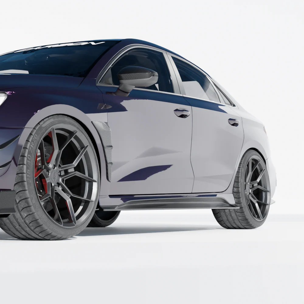 AUDI RS3 8Y 2025+ FACELIFT SALOON FULL CARBON FIBRE KIT - CT DESIGN V2 - Image 12
