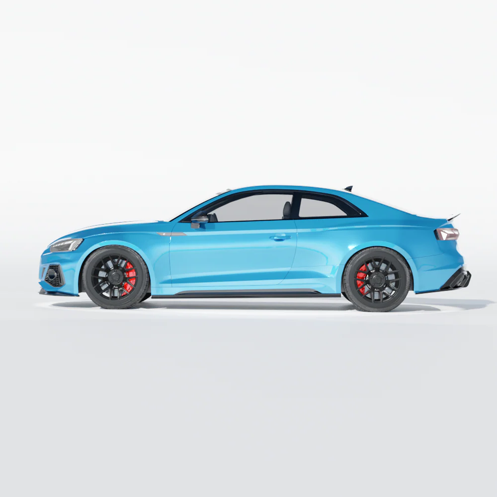 AUDI RS5 B9.5 COUPE 2020-2024 CARBON FIBRE SIDE SKIRTS - CT DESIGN - Image 3