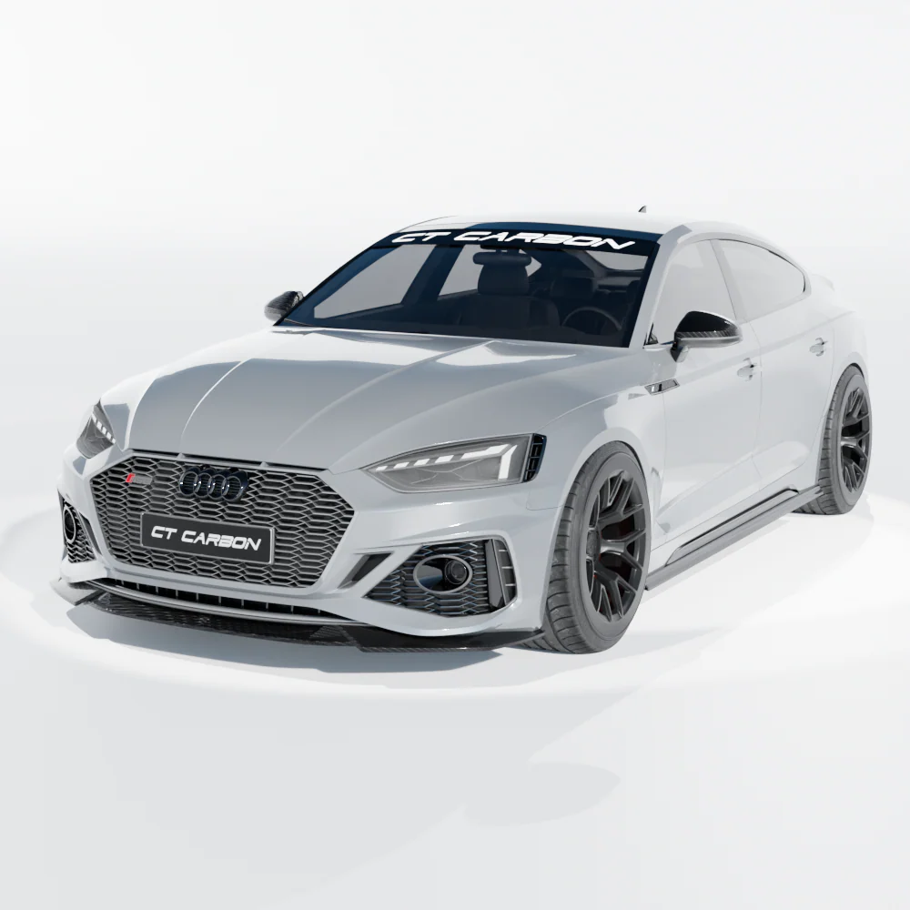 AUDI RS5 B9.5 SPORTBACK 2020-2024 CARBON FIBRE SIDE SKIRTS - CT DESIGN - Image 5