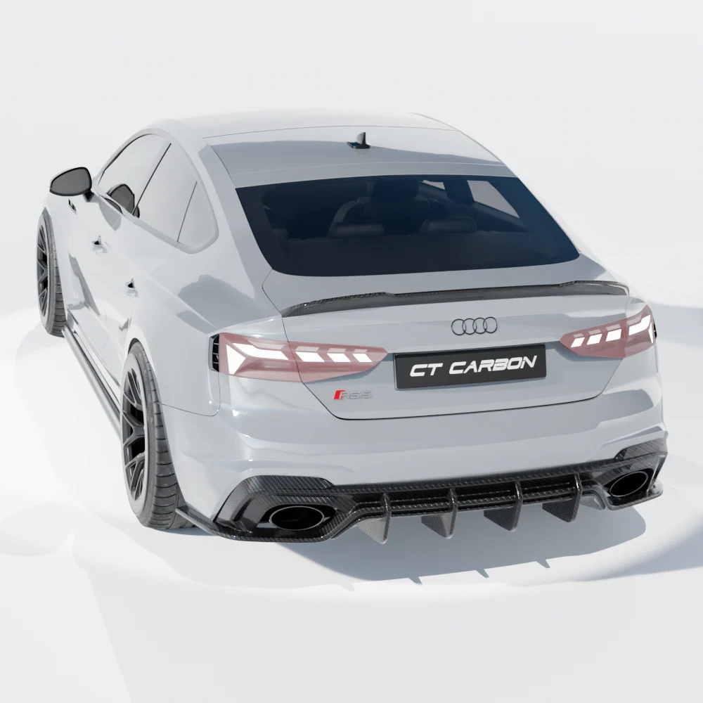 AUDI RS5 B9.5 SPORTBACK 2020-2024 CARBON FIBRE SIDE SKIRTS - CT DESIGN - Image 6