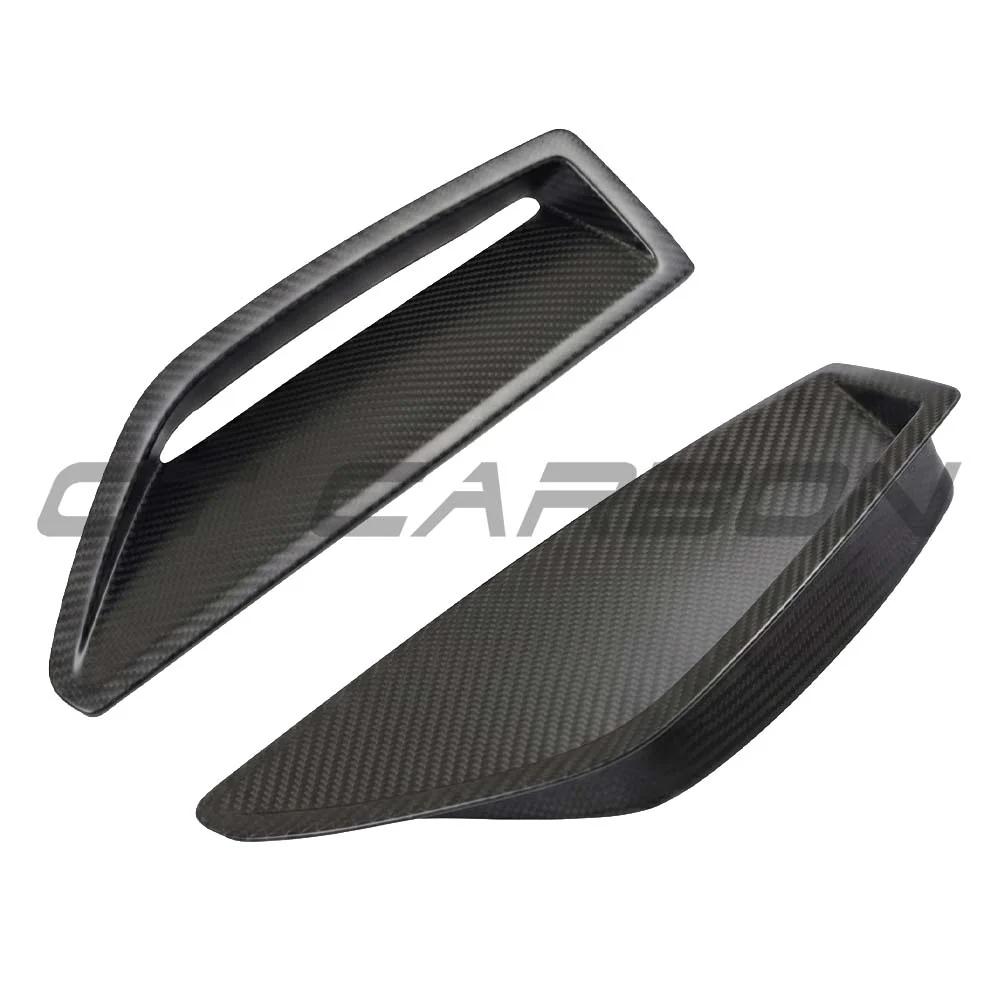 AUDI RS6/RS7 C8 2019+ AVANT MATTE CARBON FIBRE FRONT BUMPER VENT TRIM - Image 2