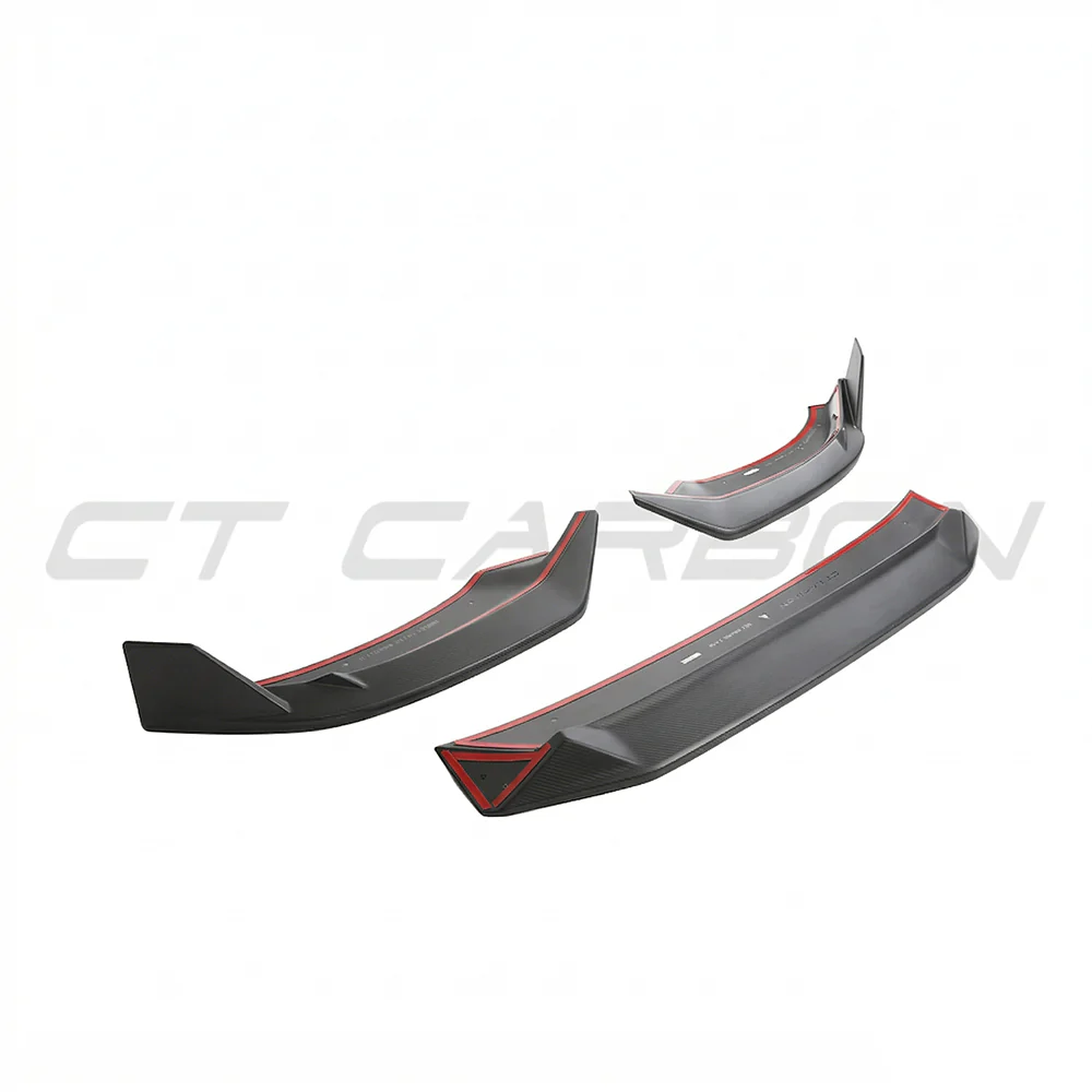 AUDI RSQ8 2020-2025 MATTE CARBON FIBRE FRONT SPLITTER - CT DESIGN - Image 2
