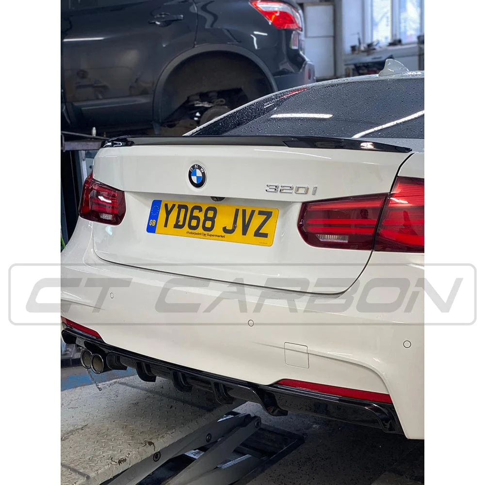 BMW 3 SERIES F30 GLOSS BLACK FULL KIT (TWIN EXHAUST) - V1 - Image 11
