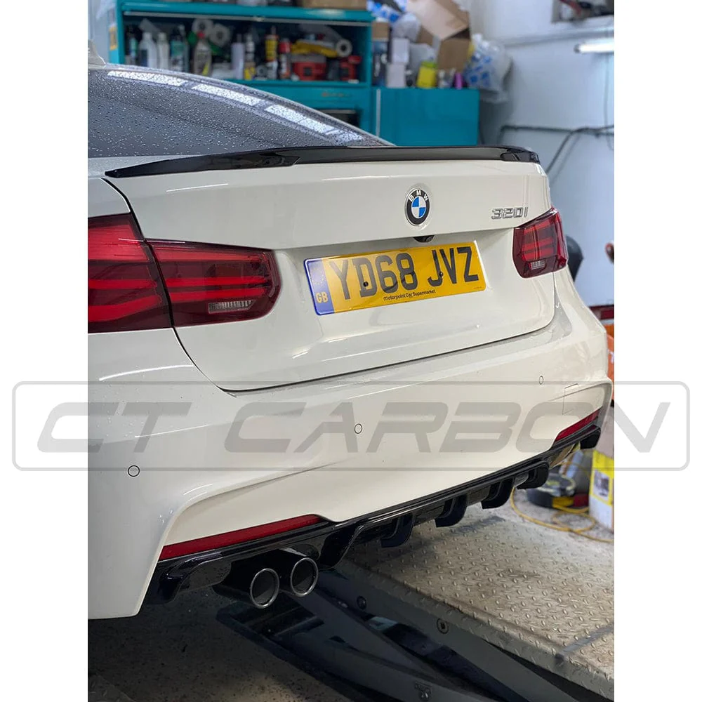 BMW 3 SERIES F30 GLOSS BLACK FULL KIT (TWIN EXHAUST) - V1 - Image 12