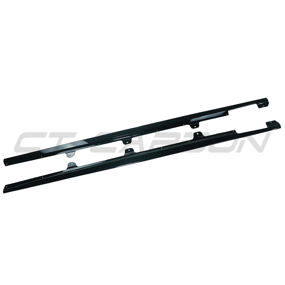 BMW 3 SERIES G20/G21 2018+ FULL LENGTH GLOSS BLACK SIDE SKIRTS - V2 - Image 3