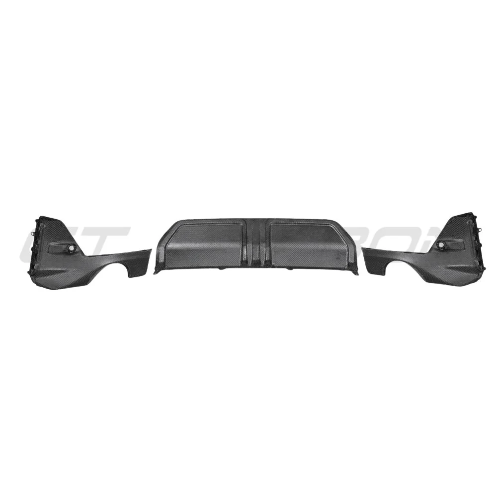 BMW 3 SERIES G20/G21 2022+ LCI CARBON FIBRE DIFFUSER - ROUND TIPS - V1 - Image 6