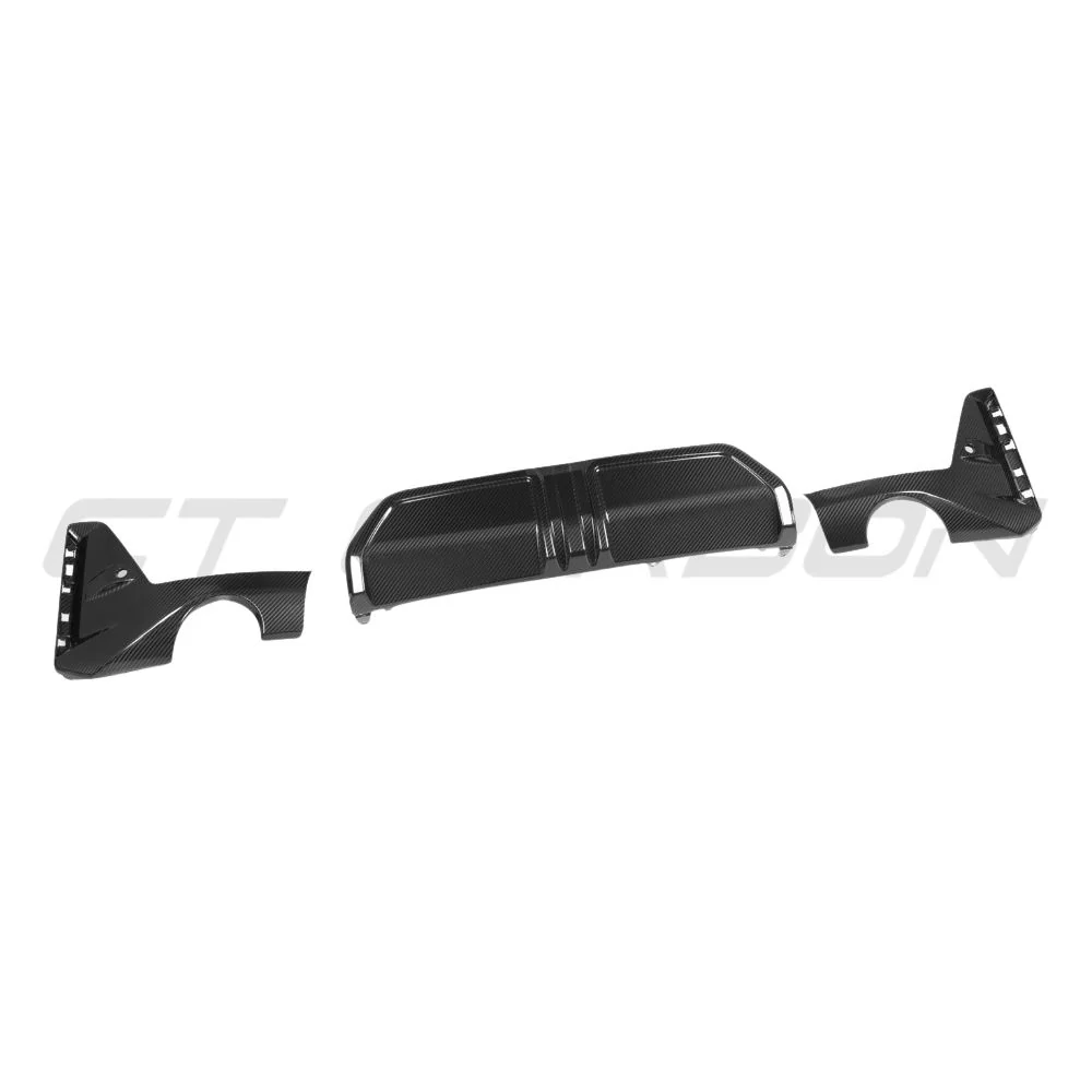 BMW 3 SERIES G20/G21 2022+ LCI CARBON FIBRE DIFFUSER - ROUND TIPS - V1 - Image 7