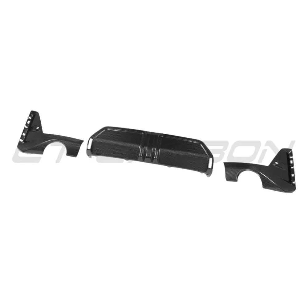 BMW 3 SERIES G20/G21 2022+ LCI CARBON FIBRE DIFFUSER - ROUND TIPS - V1 - Image 8