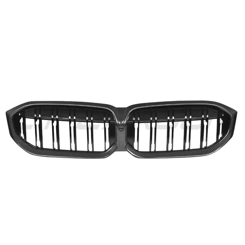 BMW 3 SERIES G20/G21 LCI 2022+ CARBON FIBRE DOUBLE SLAT GRILLE - Image 3