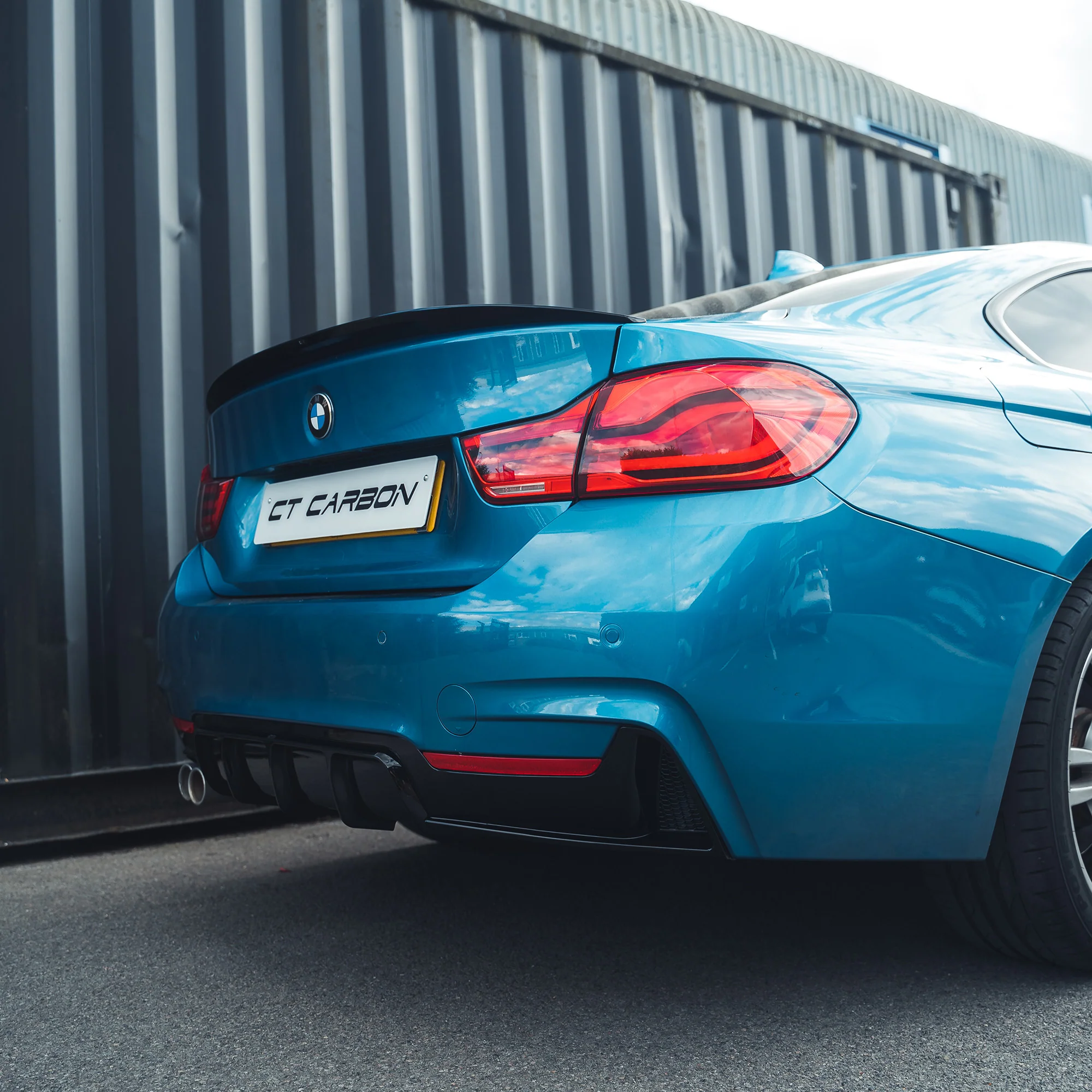 BMW 4 SERIES 2013-2020 F32 GLOSS BLACK FULL KIT (TWIN EXHAUST) - V2 - Image 5