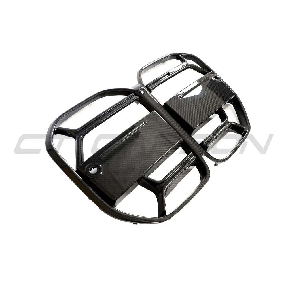 BMW 4 SERIES 2020+ G22/G23 CARBON FIBRE CSL GRILLE - WITHOUT ACC - Image 4