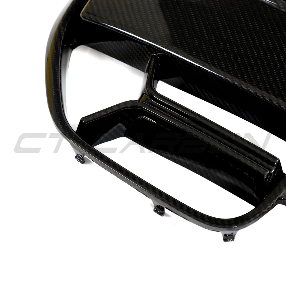 BMW 4 SERIES 2020+ G22/G23 CARBON FIBRE CSL GRILLE - WITHOUT ACC - Image 9