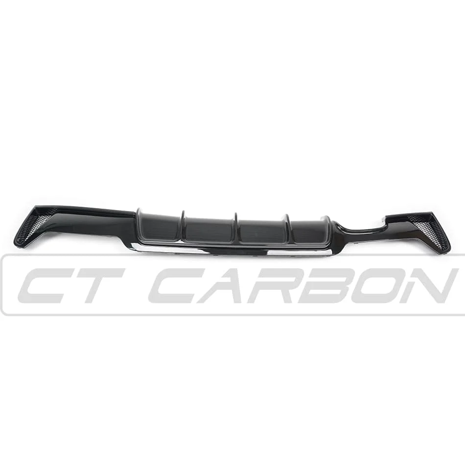BMW 4 Series F32/F33/F36 GLOSS BLACK TWIN LEFT EXIT EXHAUST DIFFUSER - V2 - Image 10