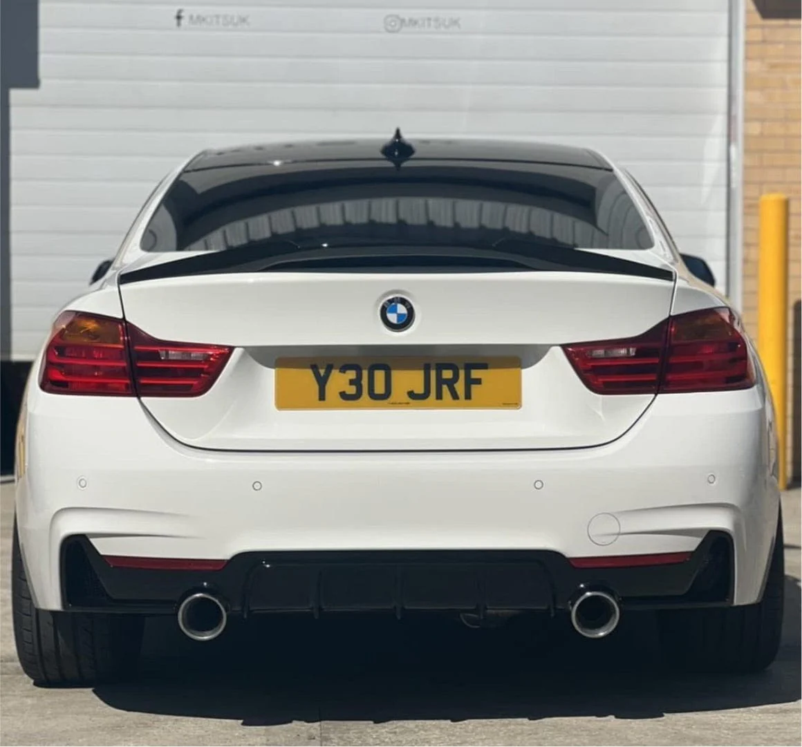 BMW 4 SERIES GRAN COUPE F36 GLOSS BLACK SPOILER - V5 - Image 3