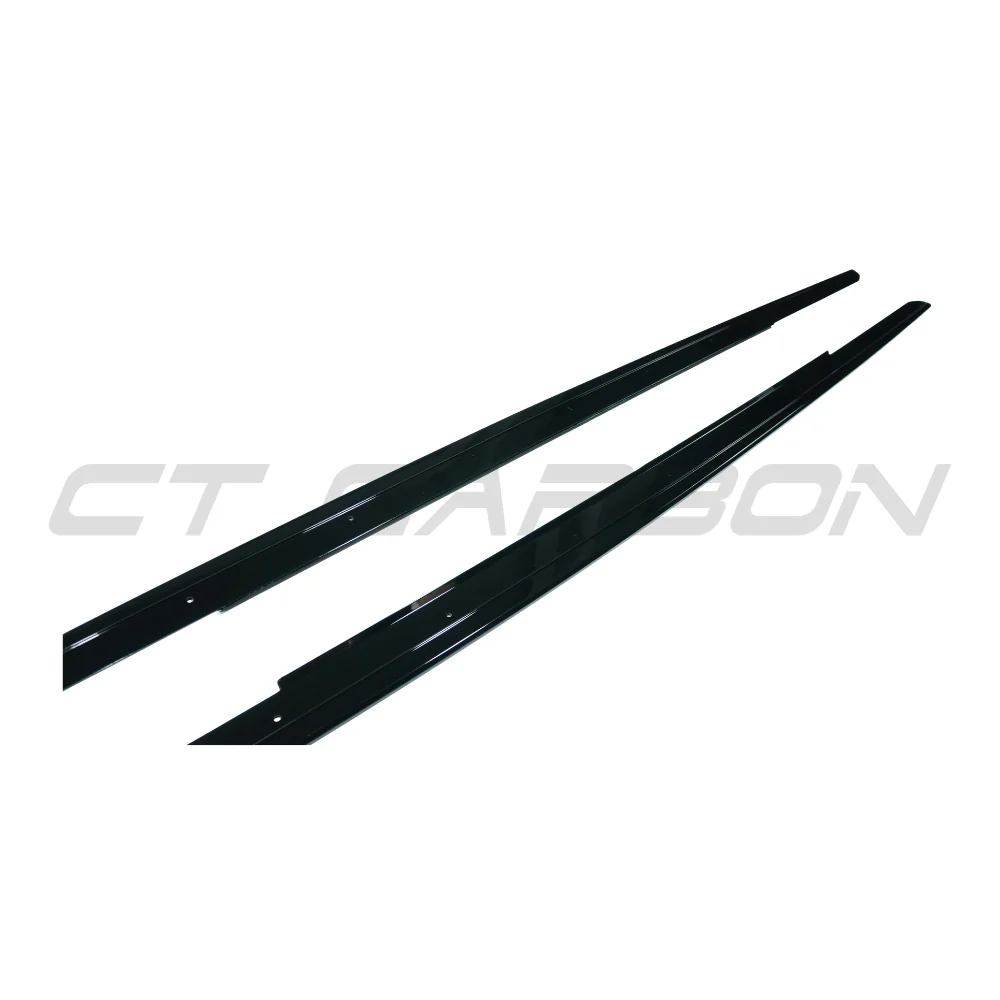 BMW 5 SERIES F10/F11 2011-2017 GLOSS BLACK SIDE SKIRTS - Image 2