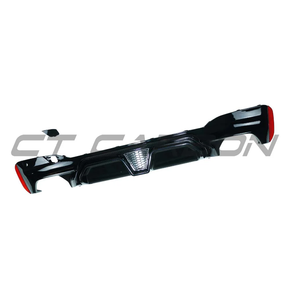 BMW 5 SERIES G30/G31 2017-2023 GLOSS BLACK DIFFUSER - V3 - Image 3