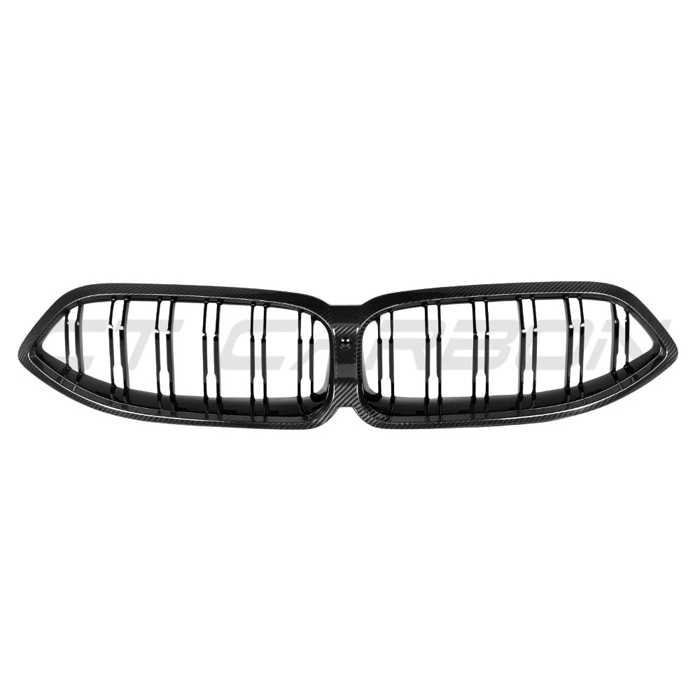 BMW 8 SERIES G14/G15/G16 LCI 2023+ CARBON FIBRE DOUBLE SLAT GRILLE - Image 2