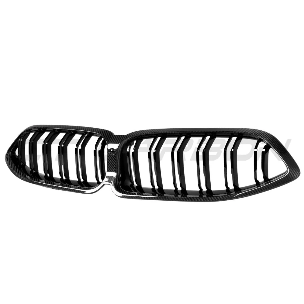 BMW 8 SERIES G14/G15/G16 LCI 2023+ CARBON FIBRE DOUBLE SLAT GRILLE - Image 4