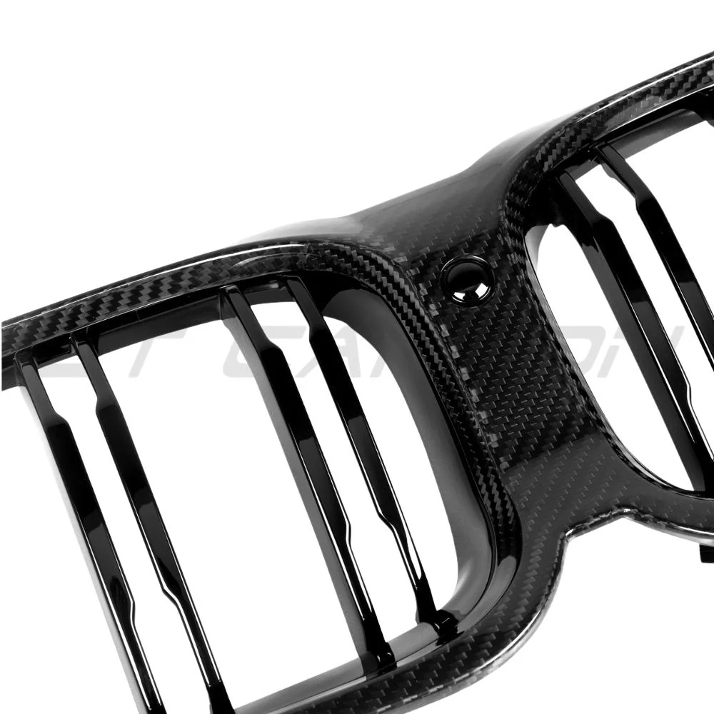BMW 8 SERIES G14/G15/G16 LCI 2023+ CARBON FIBRE DOUBLE SLAT GRILLE - Image 7