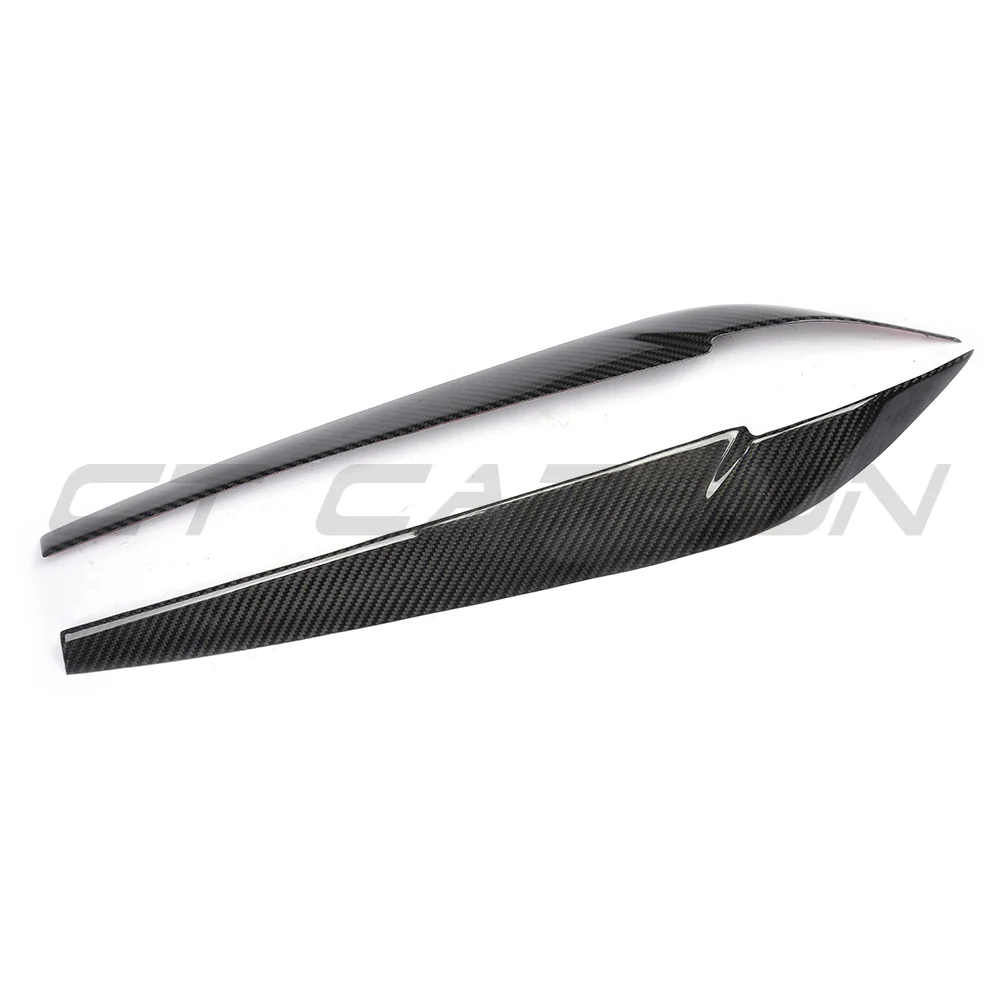 BMW F15/F16 X5/X6 2014-2018 CARBON FIBRE HEADLIGHT EYEBROWS - Image 3