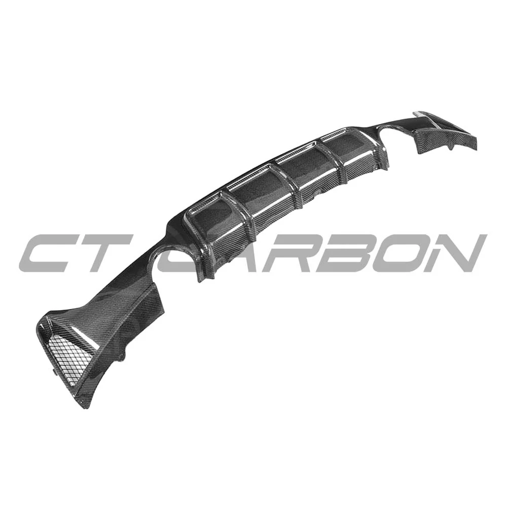 BMW F32, F33 & F36 4 SERIES 2013-2017 CARBON FIBRE DIFFUSER - DUAL EXHAUST - V1 - Image 2