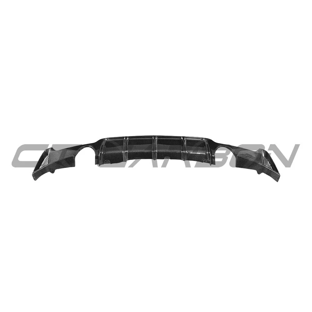 BMW F32, F33 & F36 4 SERIES 2013-2017 CARBON FIBRE DIFFUSER - DUAL EXHAUST - V1 - Image 3