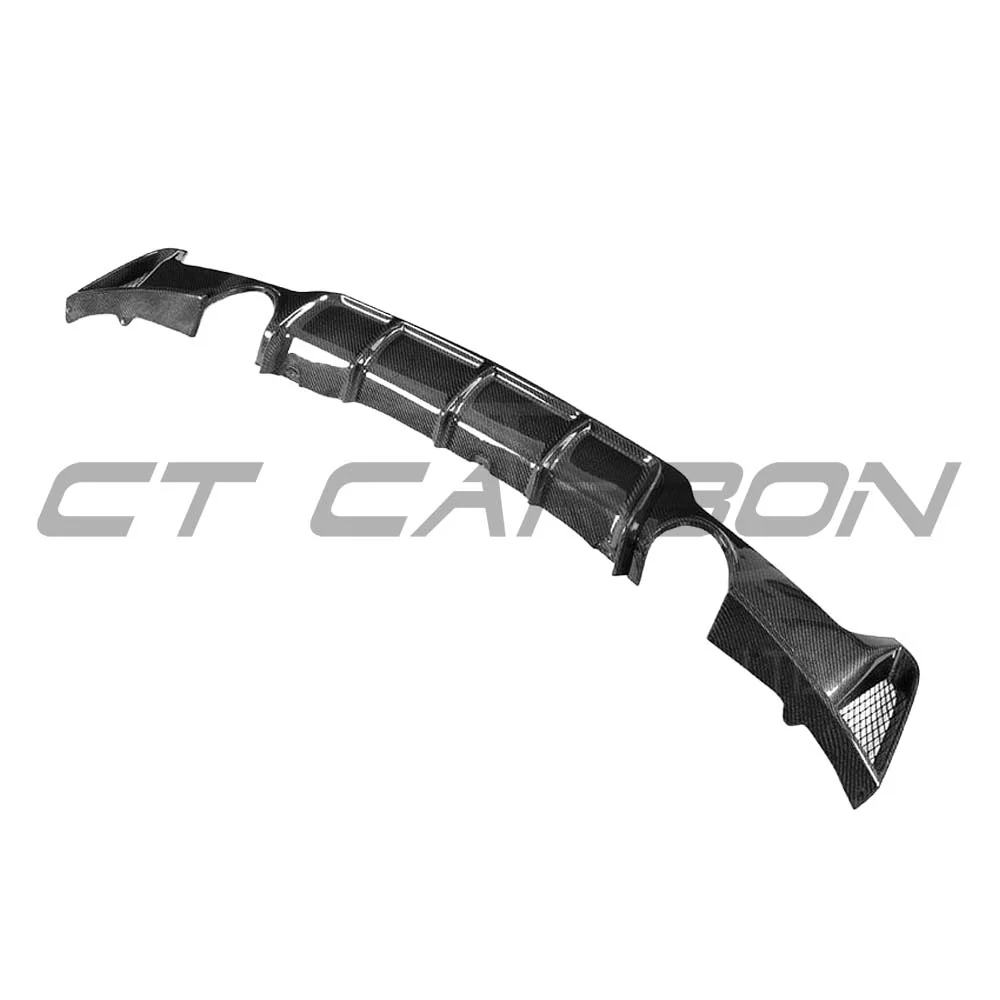 BMW F32, F33 & F36 4 SERIES 2013-2017 CARBON FIBRE DIFFUSER - DUAL EXHAUST - V1 - Image 4
