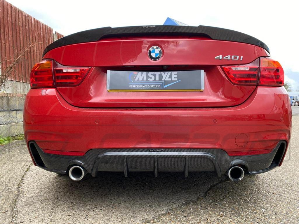 BMW F36 4 SERIES COUPE FULL CARBON FIBRE KIT (DUAL EXHAUST) - V2 - Image 4
