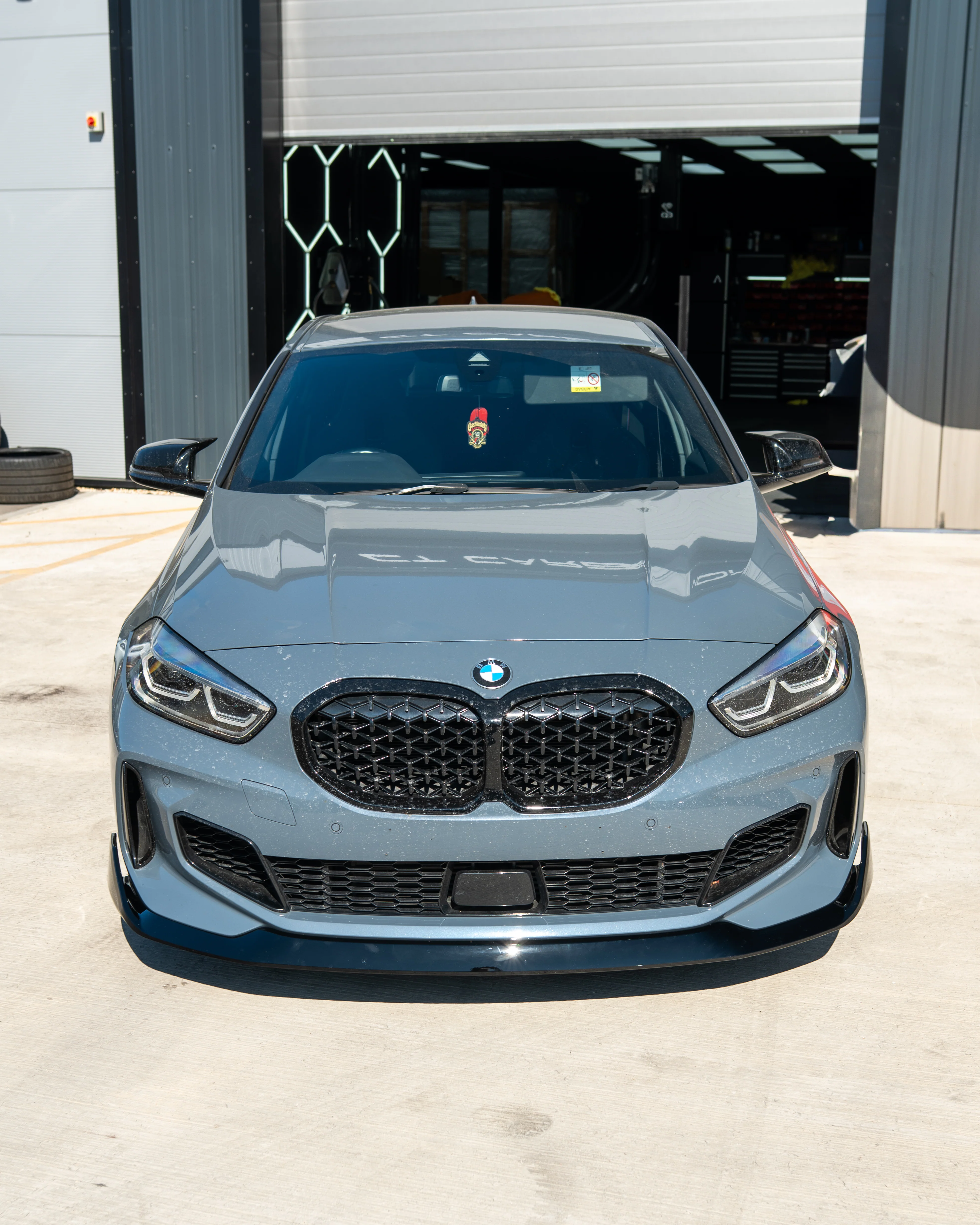 BMW F40 1 SERIES GLOSS BLACK SPLITTER - V1 - Image 2