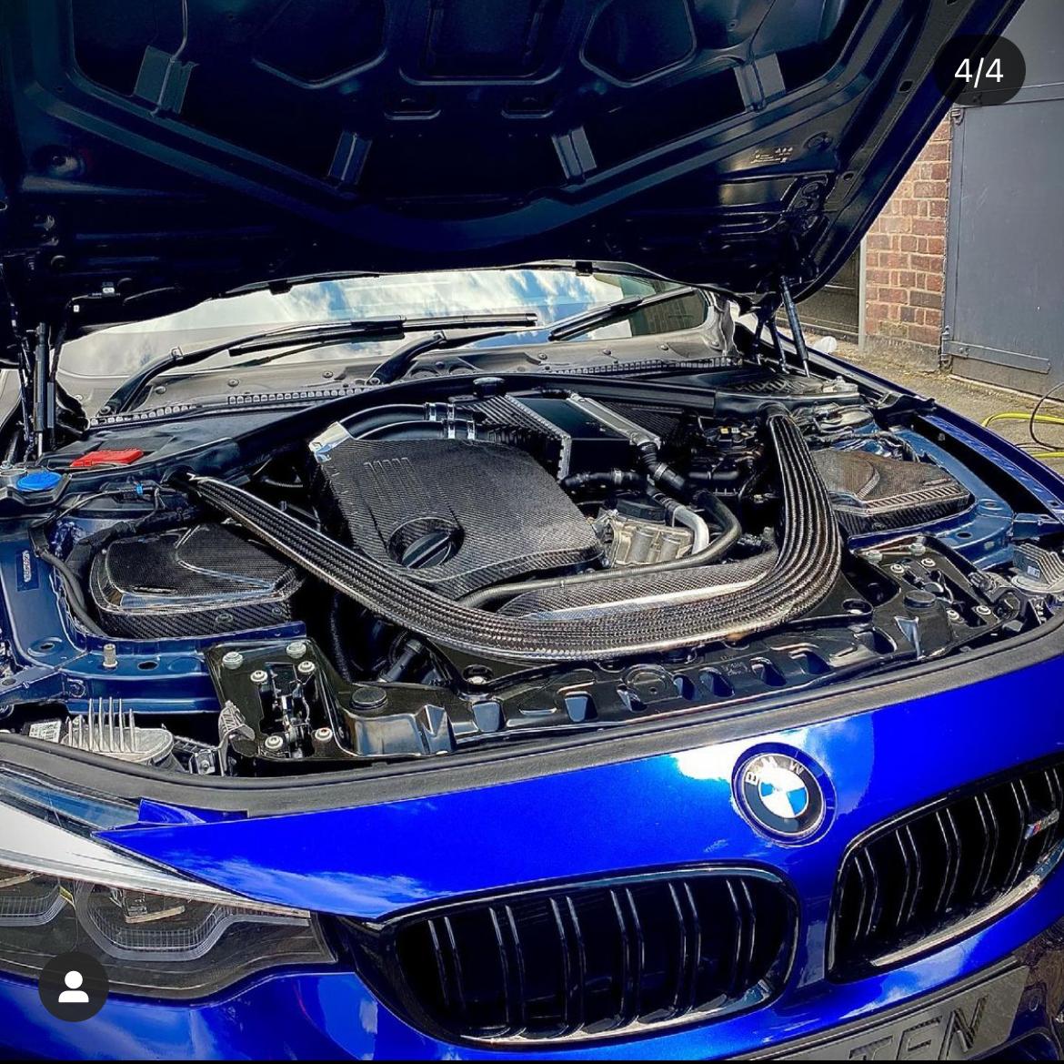 BMW F80/F82/F83/F87 M2C/M3/M4 CARBON FIBRE ENGINE COVER - Image 3