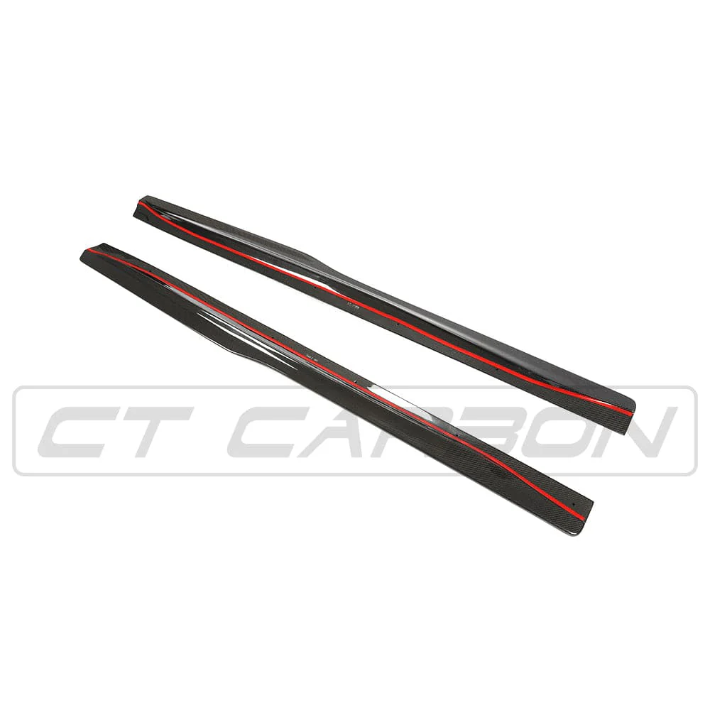 BMW F80 M3 2014-2020 CARBON FIBRE SIDE SKIRTS - V3 - Image 4