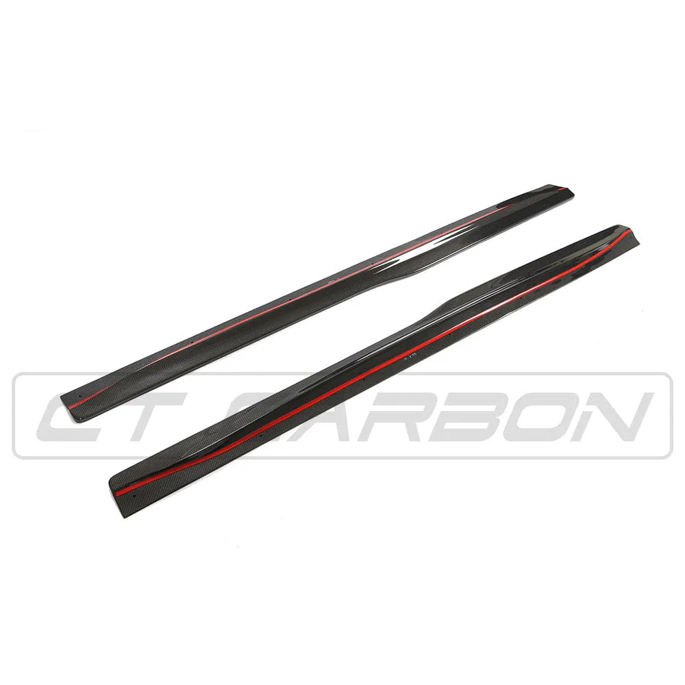 BMW F80 M3 2014-2020 CARBON FIBRE SIDE SKIRTS - V3 - Image 7