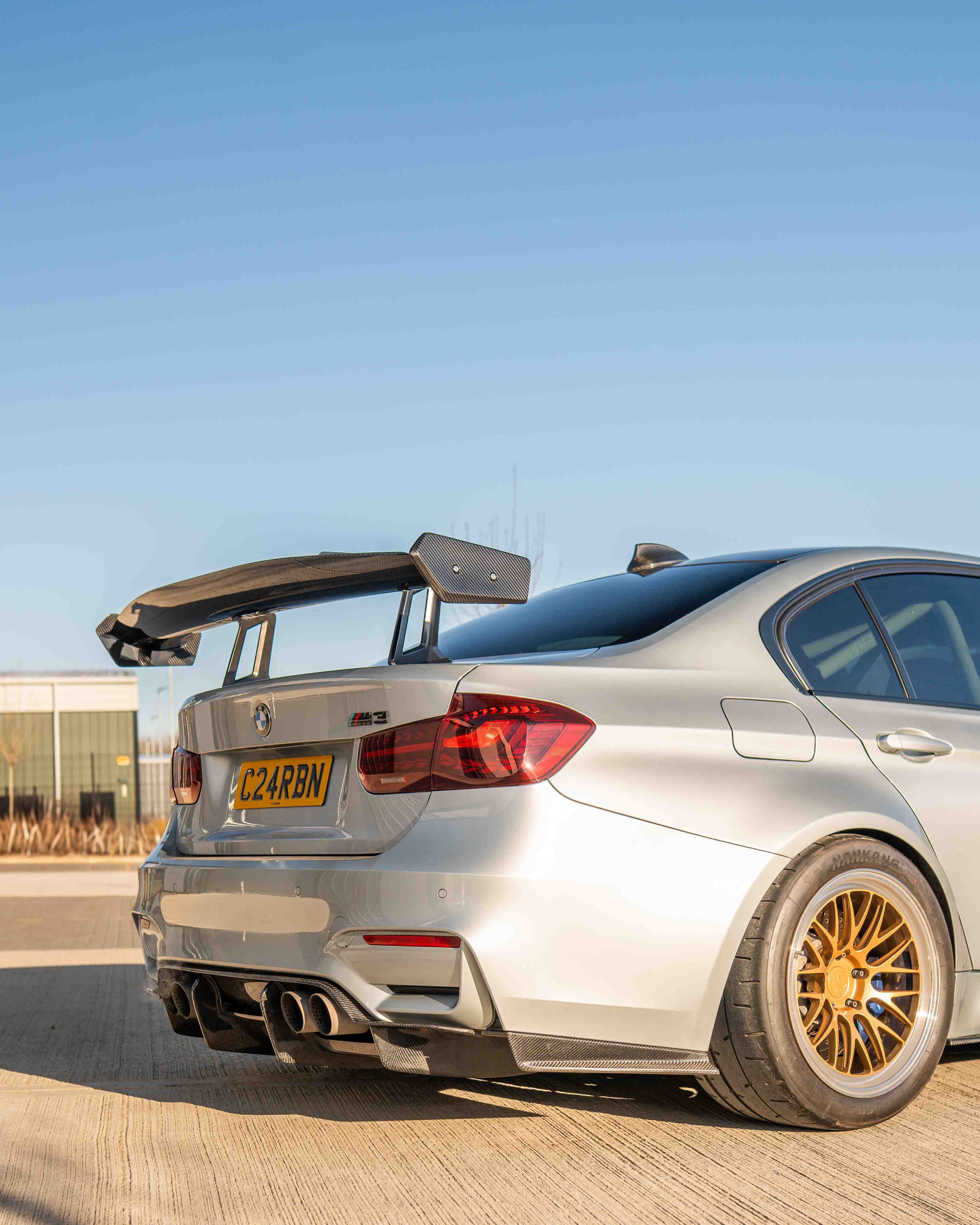 BMW F80 M3 & F30 3 SERIES CARBON FIBRE SWAN NECK WING - CT DESIGN - Image 4