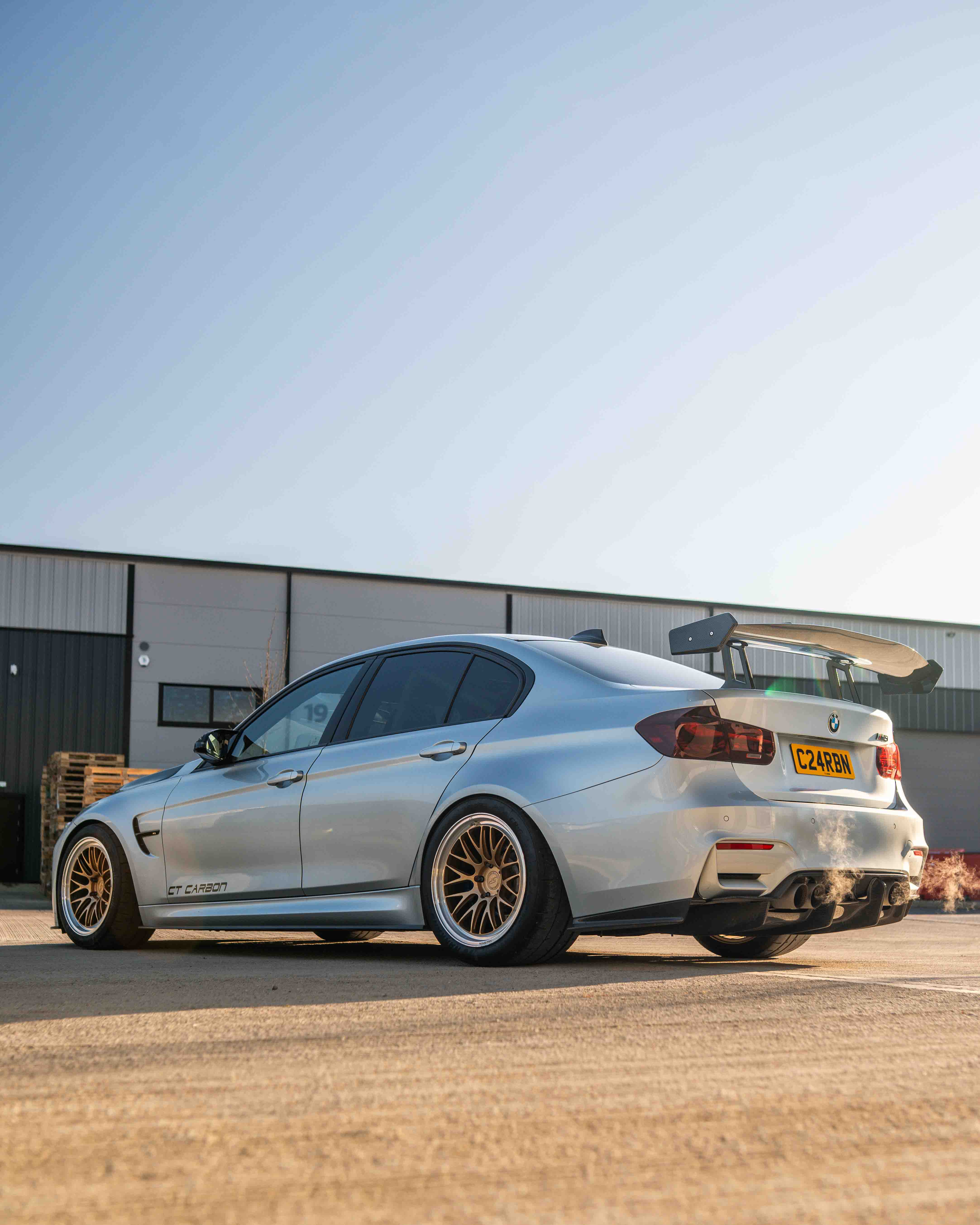 BMW F80 M3 & F30 3 SERIES CARBON FIBRE SWAN NECK WING - CT DESIGN - Image 6