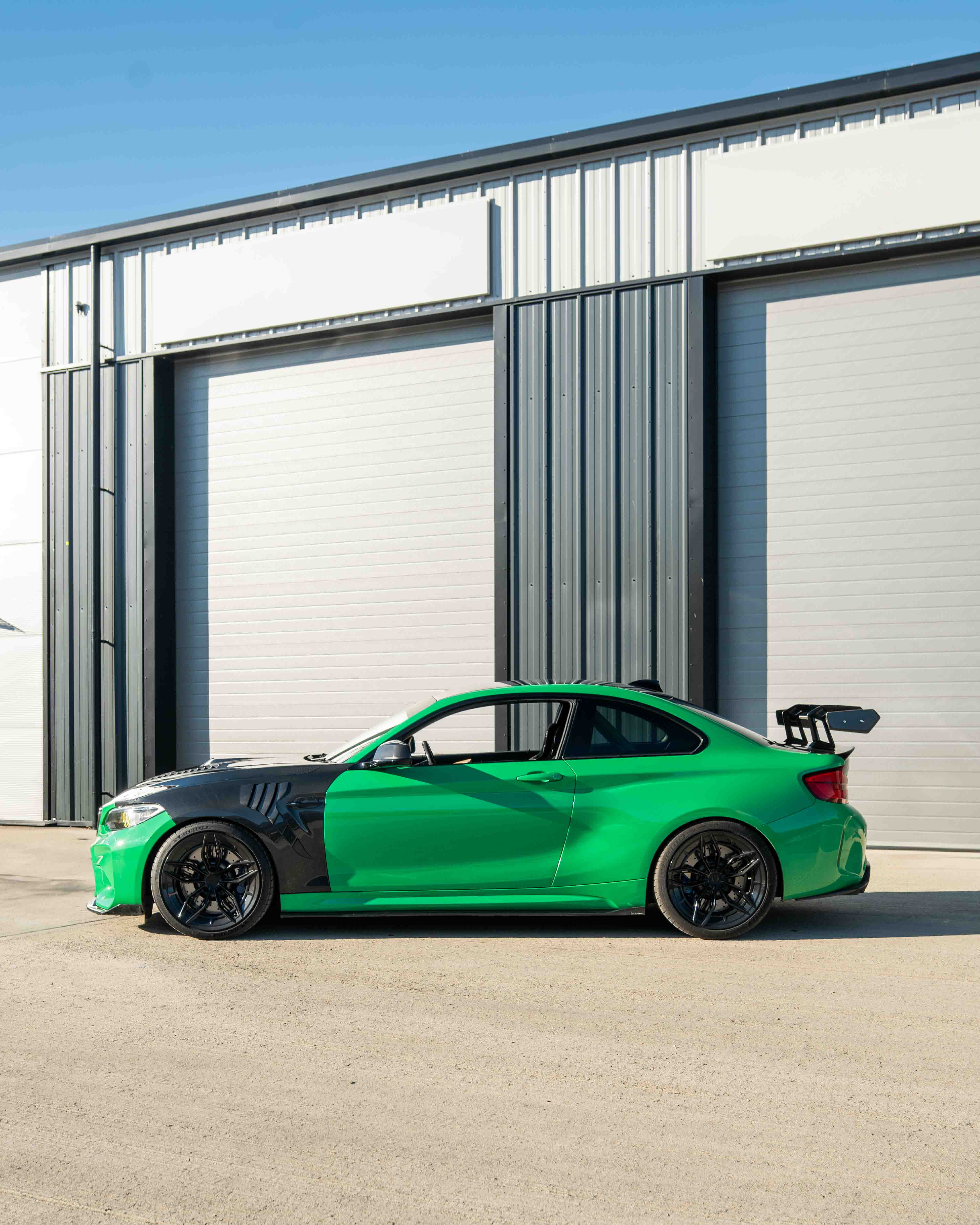 BMW F87 M2/M2C & F22 2 SERIES CARBON FIBRE SWAN NECK WING - V8 - CT DESIGN - Image 6