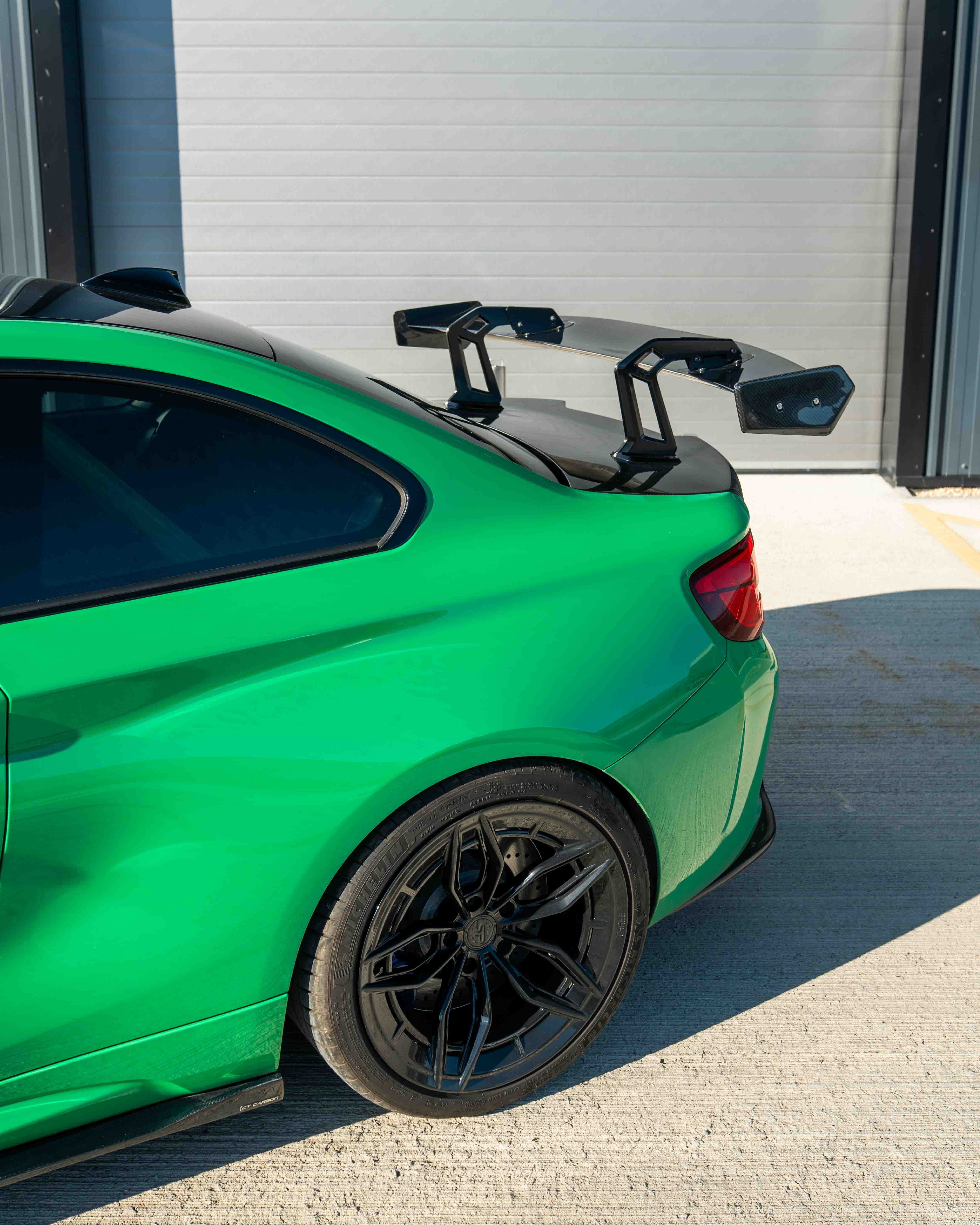 BMW F87 M2/M2C & F22 2 SERIES CARBON FIBRE SWAN NECK WING - V8 - CT DESIGN - Image 7