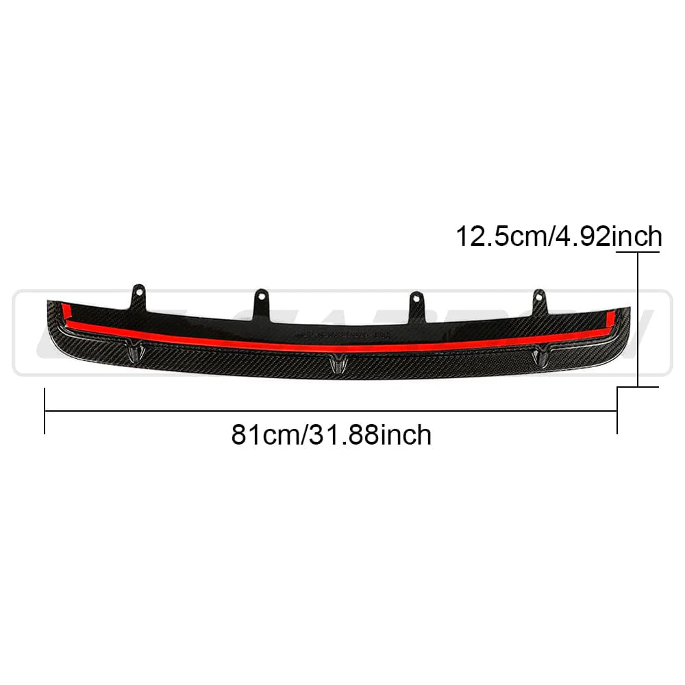 BMW F90 M5 2017+CARBON FIBRE MIDDLE SPLITTER - V6 - Image 20