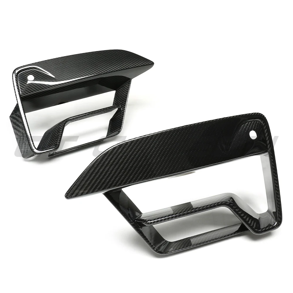 BMW F90 M5 2021+ LCI CARBON FIBRE BUMPER VENT COVERS - Image 2