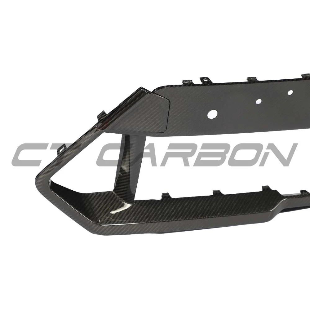 BMW F95 X5M/F96 X6M PRE-LCI 2020-2023 CARBON FIBRE LOWER GRILLE TRIM - Image 4